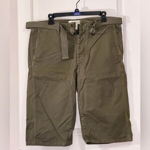 H&M Olive Green Men's Chino Shorts